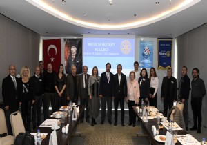Başkan Uysal Antalya Rotary Kulübü’nün Konuğu Oldu